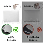 Macbook Air M1 Kılıf 13 inç Mat Buzlu Flu (TouchID'li M1 Air) A2337 A2179 A1932 ile Uyumlu - 9