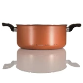 Moneta Zecchino Derin Tencere 24 Cm + Cam Kapak - 2