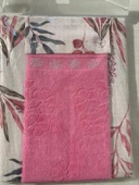 NİVEMESHOME PEMBE KADİFE HAVLULU MUTFAK ÖNLÜĞÜ - 2