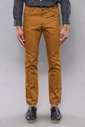 Wessi Erkek Slim Fit Desensiz Düz Pamuk Pantolon - 1