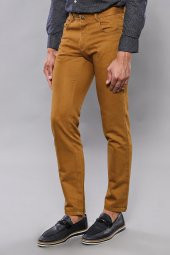 Wessi Erkek Slim Fit Desensiz Düz Pamuk Pantolon - 3