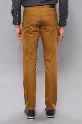 Wessi Erkek Slim Fit Desensiz Düz Pamuk Pantolon - 4