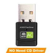 Schulzz 600 Mbps USB Mini Wifi Adaptörü RTL811 5GHz Kablosuz Alıcı - 7