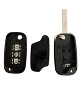 Renault Megane 3 Fluence Uyumlu Anahtar Kumanda Kabı Oto Anahtarlık 3 Tuşlu Logolu thumbnail 4