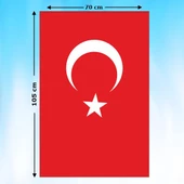 TÜRK BAYRAĞI 105X70 cm - 1