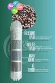 Su Arıtma 6 Filtre 9 Aşama Alkalin Filtre Takımı 6 Filtre 9 Aşama Mineral Filtre Seti Membransız - 6