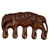 Ahşap Sandal Ağacı Gugu Masaj Yüz Masaj Gua Sha Saç Tarağı Model 4 thumbnail 3