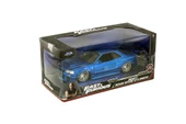 Jada 1:24 Hızlı Ve Öfkeli Fast And Furious Brian's Nissan Skyline GT-R [BNR34] Mavi Model Araba - 9