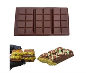 ORİJİNAL SİLİKON DUBAİ ÇİKOLATA KALIBI 3 LÜ (200 GR) - 1