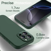 iPhone 16 Pro Max Kılıf Kamera Korumalı Lansman Silikon Kapak - 6