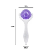 Face İce Roller Sıcak ve Soğuk Gua Sha Yüz Masaj Silindiri Mor Renk - 3