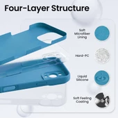 iPhone 16 Pro Max Kılıf Kamera Korumalı Lansman Silikon Kapak - 9