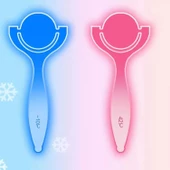 Face İce Roller Sıcak ve Soğuk Gua Sha Yüz Masaj Silindiri Mor Renk - 4