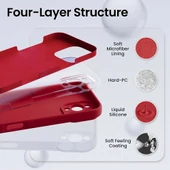 iPhone 16 Pro Max Kılıf Kamera Korumalı Lansman Silikon Kapak - 12