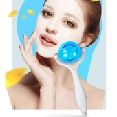 Face İce Roller Sıcak ve Soğuk Gua Sha Yüz Masaj Silindiri Mavi Renk - 2