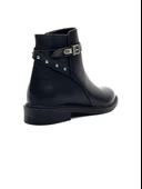 Potinonline K824 Kadın Tokalı Fermuarlı Kısa Bot - 2