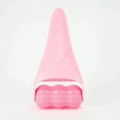Ice Roller Gua Sha Tırtıklı Yüz Masaj Aparatı Pembe Renk thumbnail 1