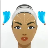 Face İce Roller Sıcak ve Soğuk Yüz Masaj Gua Sha Aparatı Mavi Renk thumbnail 4