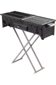 CEMRE C17 PORTATİF AYAKLI BATTAL KÖMÜRLÜ MANGAL 30 X 80 CM - 2