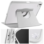 Apple iPad Pro 13 2024 Kılıf Redclick Termik Kalem Bölmeli Dönebilen Standlı Kılıf - 7