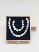 Parlayan Yıldızlar Serisi Morganit Taşı Kolye & Bileklik Seti thumbnail 6