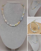 Parlayan Yıldızlar Serisi Morganit Taşı Tasarım Kolye thumbnail 1