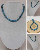 Parlayan Yıldızlar Serisi Apatit Taşı Tasarım Kolye thumbnail 1