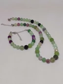 Parlayan Yıldızlar Serisi Florit Taşı Kolye & Bileklik Seti thumbnail 5