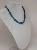 Parlayan Yıldızlar Serisi Apatit Taşı Tasarım Kolye thumbnail 4