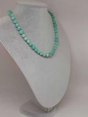 Parlayan Yıldızlar Serisi Amazonit Taşı Tasarım Kolye thumbnail 4