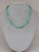 Parlayan Yıldızlar Serisi Amazonit Taşı Tasarım Kolye thumbnail 2