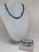 Parlayan Yıldızlar Serisi Apatit Taşı Kolye & Bileklik Seti thumbnail 2