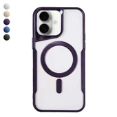 iPhone 16 Boyi Magsafe Seri Silikon Kapak thumbnail 1