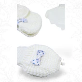 Triko Bebek Bere Eldiven Patik Set - 6