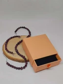 Parlayan Yıldızlar Serisi Lal (Granat-Garnet) Taşı Kolye & Bileklik Seti thumbnail 3