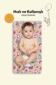 MAtGo Baby Ördek Arabalı Bebek Alt Açma Matı Minderi Yıkanır Sıvı Geçirmez Bakım Pad Örtüsü 35x65cm 2 Adet - 1