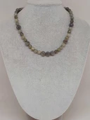 Parlayan Yıldızlar Serisi Labradorit Taşı Tasarım Kolye thumbnail 2