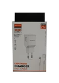 Megatech EC02 MODEL 2.1A Lightning Usb Kablo + Ev Şarj Adaptörü Hızlı Şarj thumbnail 2