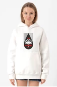 The Umbrella Academy Rain Logo Beyaz Kadın 3ip Kapşonlu Sweatshirt thumbnail 1