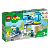10959 Lego Duplo - Polis Merkezi ve Helikopter 40 parça +2 yaş - 1
