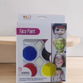 VIP KALİTE PALYAÇO YÜZ BOYASI 6 LI YÜZ BOYAMA PALETİ FACE PAİNT COLORS KOSTÜM AKSESUARLARI ÖZEL SERİ thumbnail 2