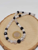 Parlayan Yıldızlar Serisi Rutil Kuvars (Beril) Taşı Tasarım Kolye thumbnail 3