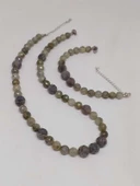 Parlayan Yıldızlar Serisi Labradorit Taşı Kolye & Bileklik Seti thumbnail 5