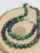 Parlayan Yıldızlar Serisi Anyolit (Rubizoit – Rubyzoisit) Taşı Kolye & Bileklik Seti thumbnail 4