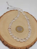 Parlayan Yıldızlar Serisi Kristal Kuvars Taşı Tasarım Kolye thumbnail 3