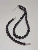 Parlayan Yıldızlar Serisi Turmalin Taşı Kolye & Bileklik Seti thumbnail 5