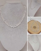 Parlayan Yıldızlar Serisi Kristal Kuvars Taşı Tasarım Kolye thumbnail 1