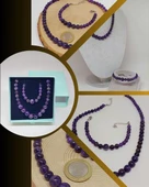 Galaksi Serisi Ametist Taşı Kolye & Bileklik Seti thumbnail 1