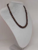 Galaksi Serisi Bronzit Taşı Tasarım Kolye thumbnail 4