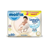 Molfix İzotonik Islak Mendil Yenidoğan 3x50 Adet - 1